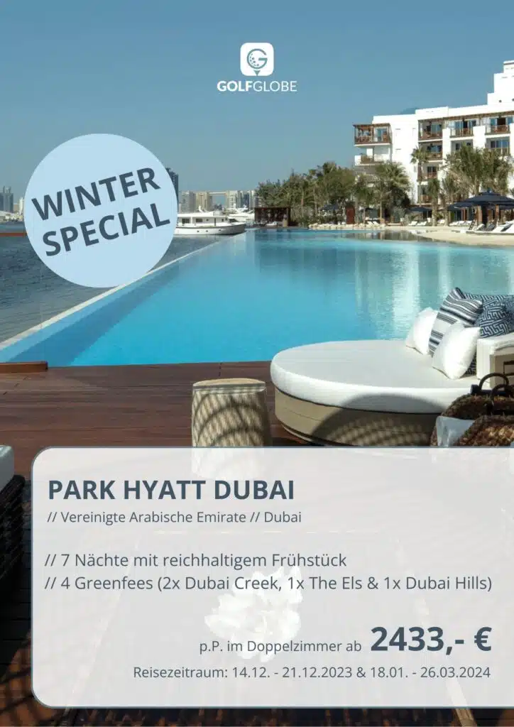 Golfurlaub im Park Hyatt Dubai