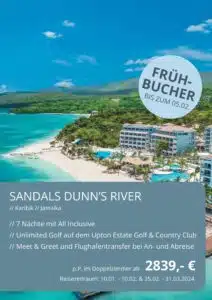 Sandals Dunns River, Jamaika Karibik Golf Urlaub