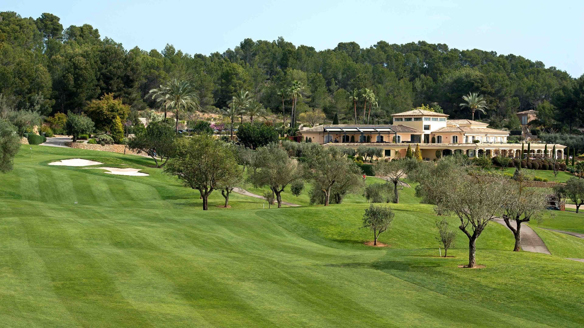 Spanien Mallorca Golf Son Muntaner Green 4
