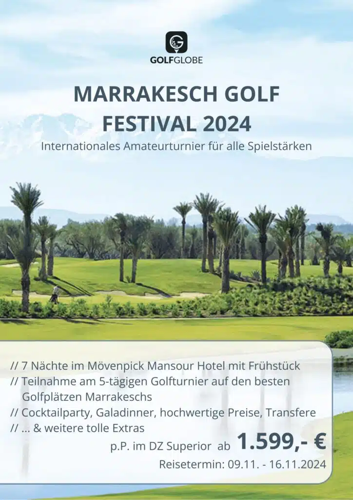 Marrakesch Golf Festival 2024 Amateur Golfturnier Marokko